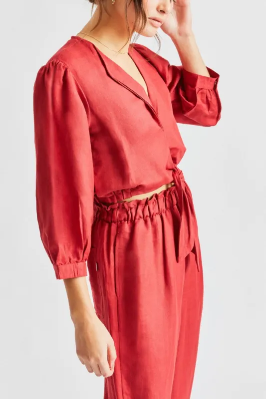 Eden Top - Lava Red sold by Brixton