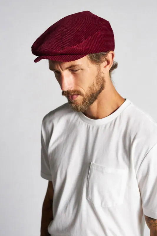 Hooligan Snap Cap - Cardinal sold by Brixton