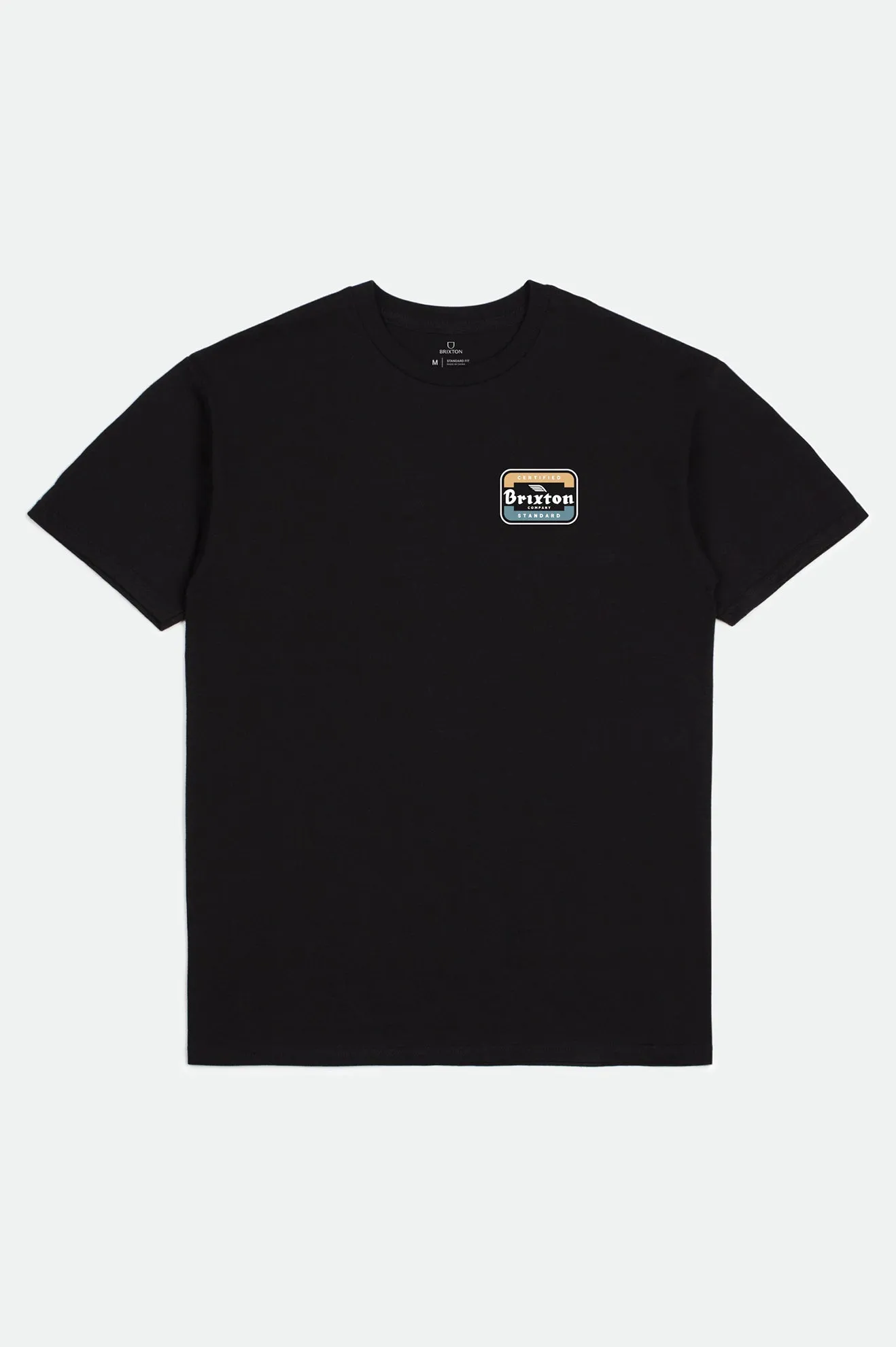 Quill S/S Standard Tee - Black/Blue sold by Brixton product image thumbnail 3