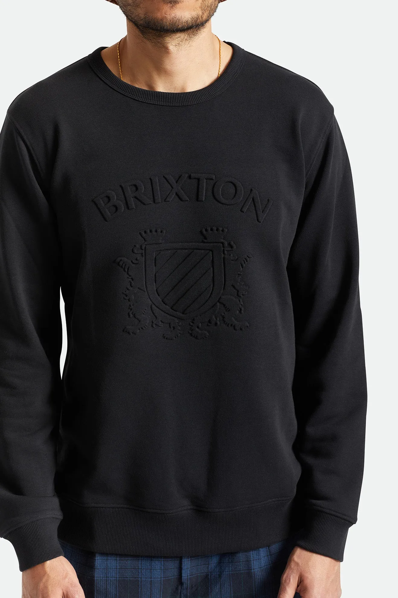 Lion Crest Crew - Black sold by Brixton product image thumbnail 5