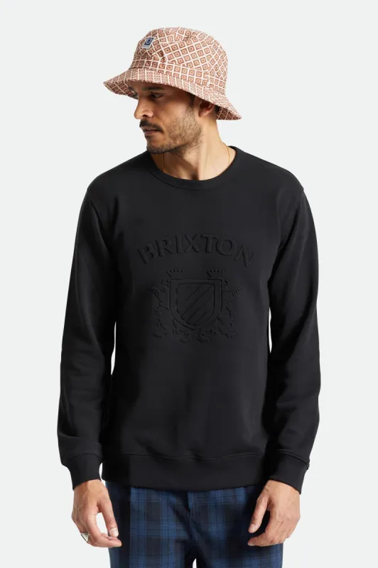 Lion Crest Crew - Black sold by Brixton
