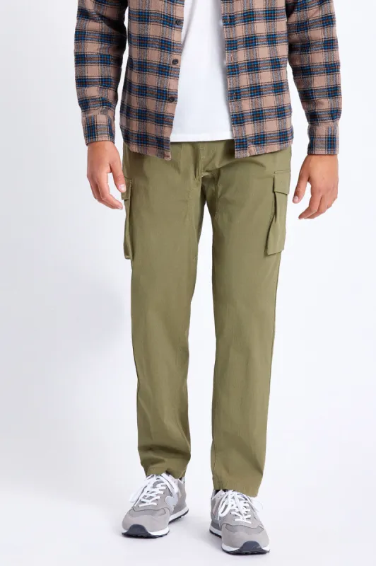 Jupiter Cargo Pant - Military Olive sold by Brixton