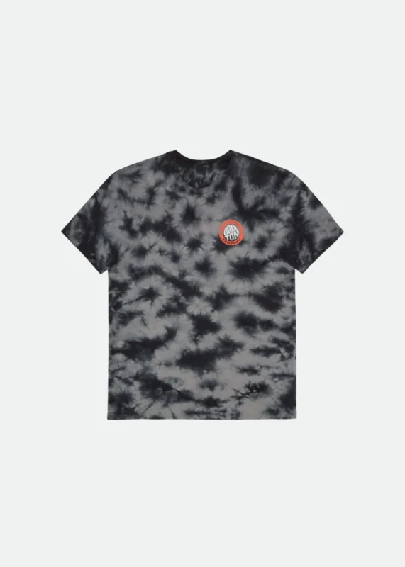 Tab S/S Tailored Tee - Black Tie Dye sold by Brixton