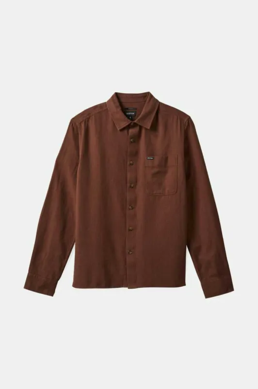 Hasting Lightweight Ultra Soft Flannel - Pinecone Brown sold by Brixton