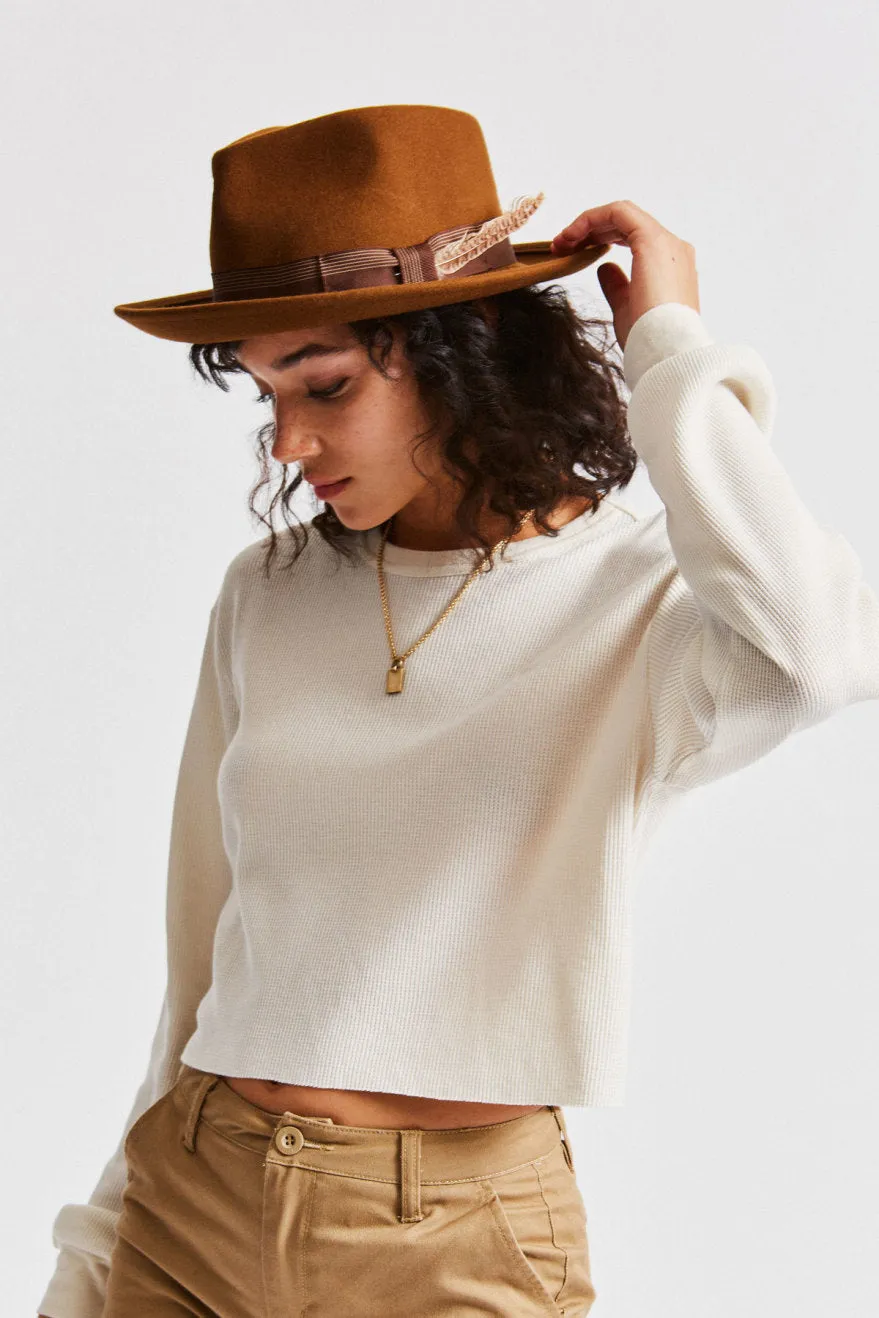 Swindle III Fedora - Coffee sold by Brixton product image thumbnail 2