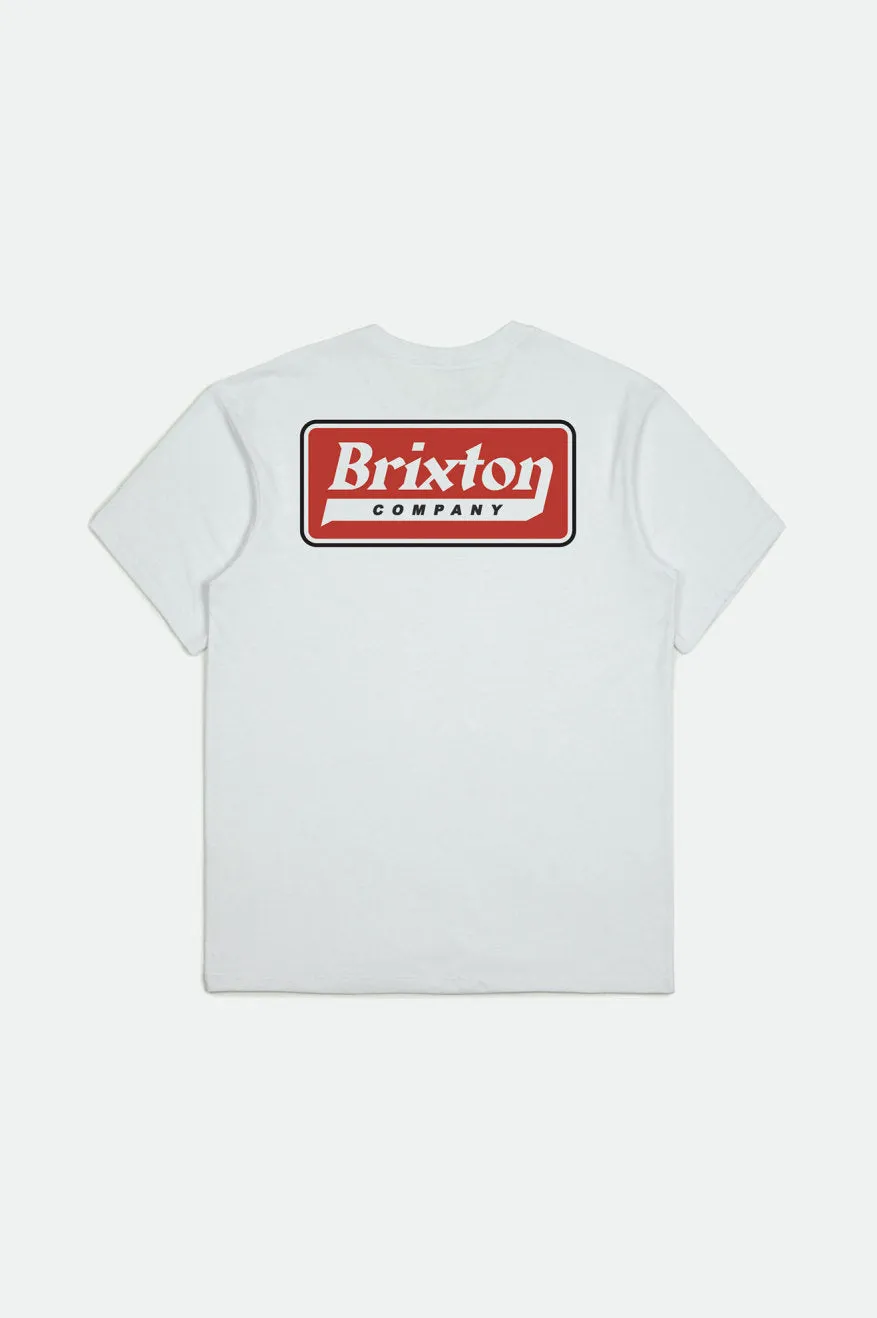 Steadfast II S/S Standard Pocket Tee - White sold by Brixton product image thumbnail 2