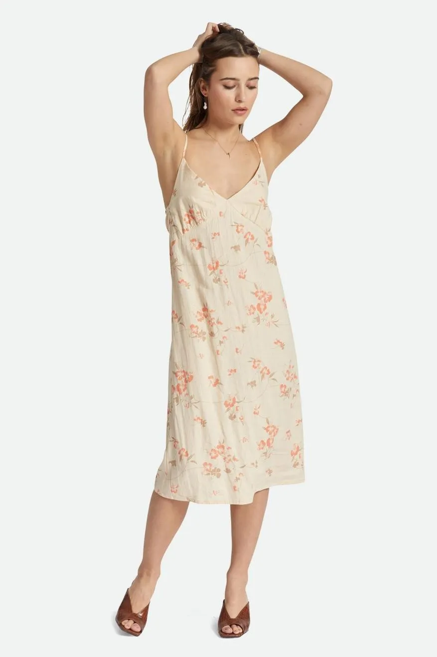 Lanai Linen Midi Dress - Whitecap sold by Brixton