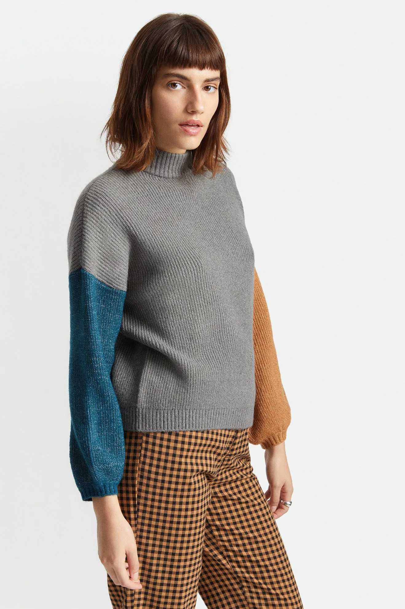 Burning Up Sweater - Heather Grey sold by Brixton product image thumbnail 4
