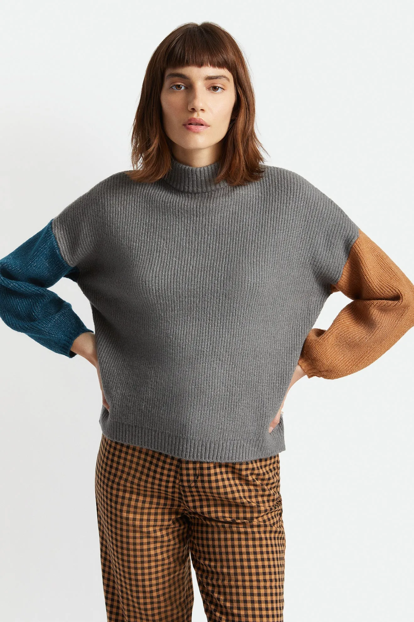 Burning Up Sweater - Heather Grey sold by Brixton product image thumbnail 2