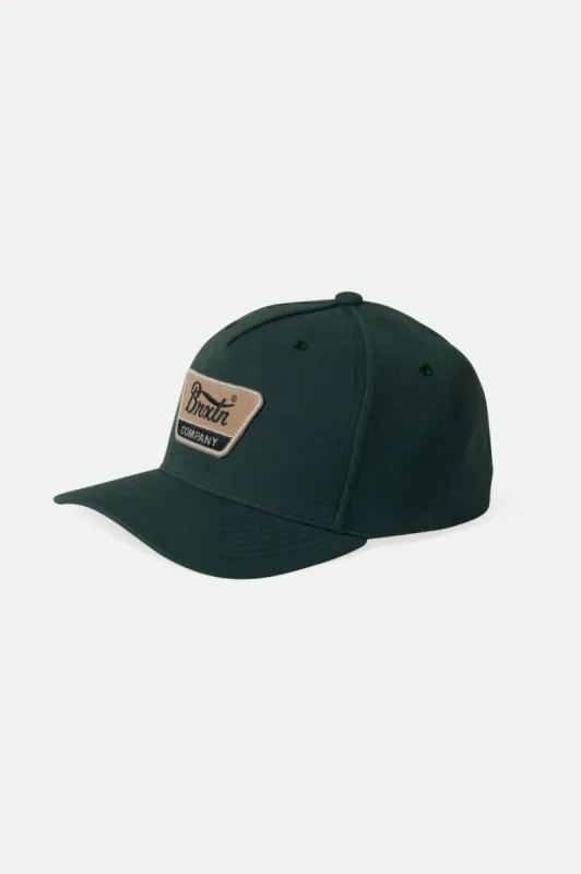 Linwood C Netplus MP Snapback - Trekking Green/Sand sold by Brixton