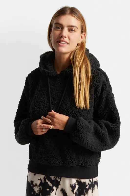Cloud Sherpa Hood - Black sold by Brixton