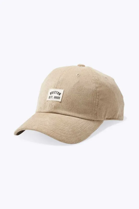 Woodburn Adjustable Hat - Khaki Cord sold by Brixton