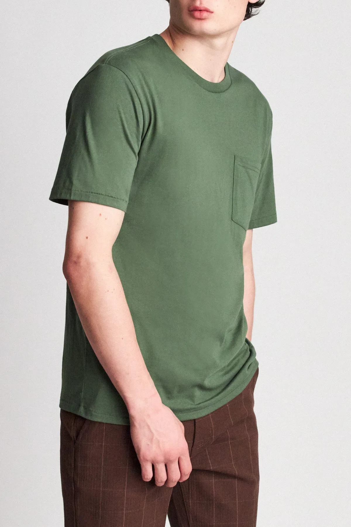 Basic S/S Pocket Tee - Leaf sold by Brixton product image thumbnail 4