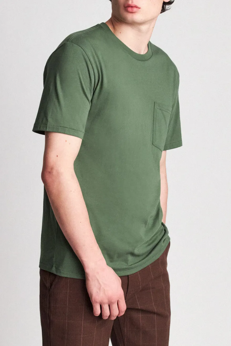 Basic S/S Pocket Tee - Leaf sold by Brixton product image thumbnail 2