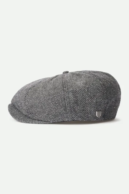 Brood Snap Cap - Grey/Black sold by Brixton