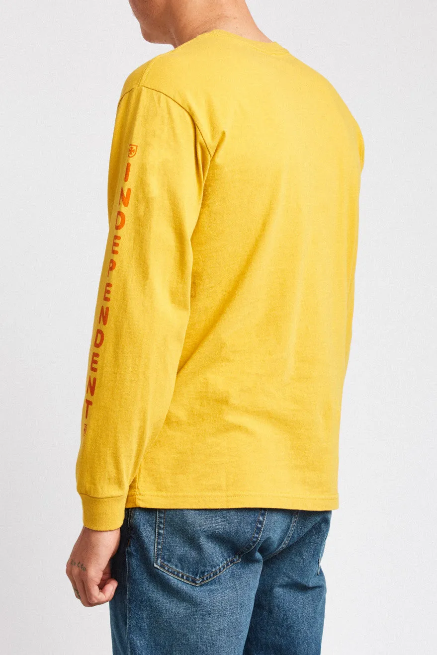 Frame L/S Standard Tee - Yellow sold by Brixton product image thumbnail 3