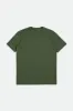 Alpha Line S/S Standard Tee - Sage Garment Dye sold by Brixton