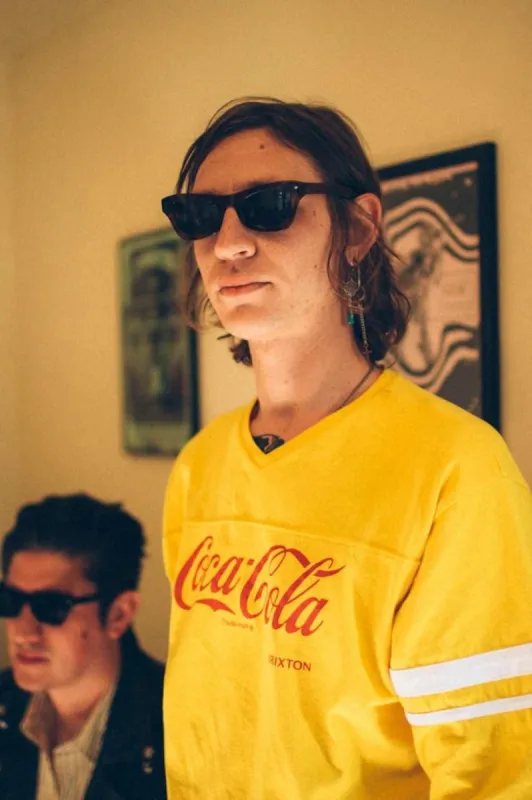 Coca-Cola Classic Football Tee - Yellow sold by Brixton