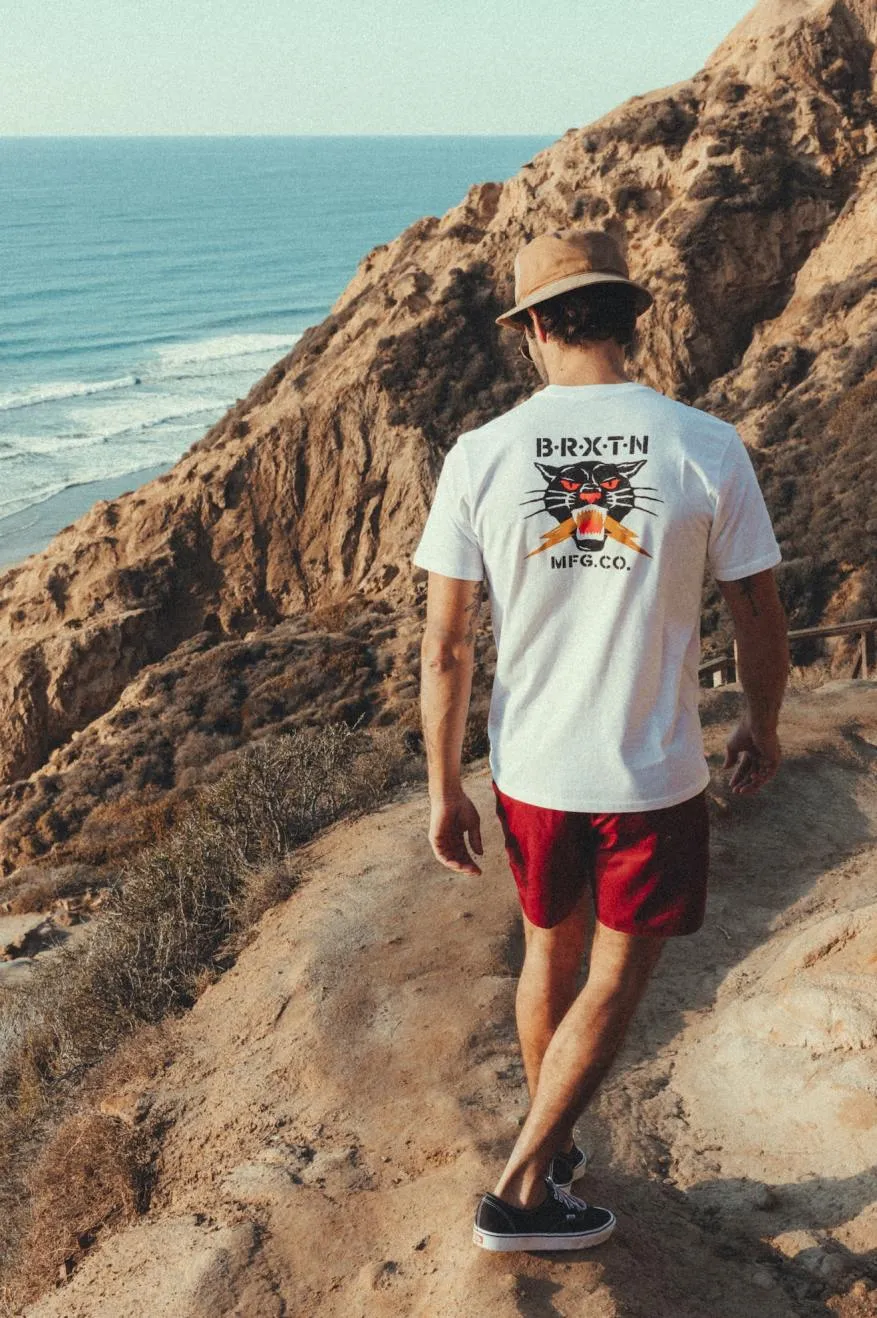 Sparks S/S Tailored Tee - White sold by Brixton