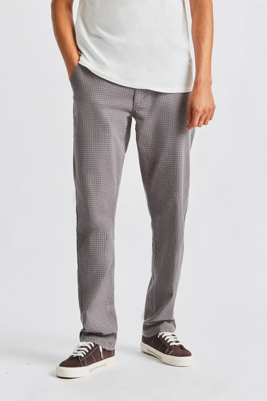 Reserve Chino Pant - Grey Gingham sold by Brixton product image thumbnail 4