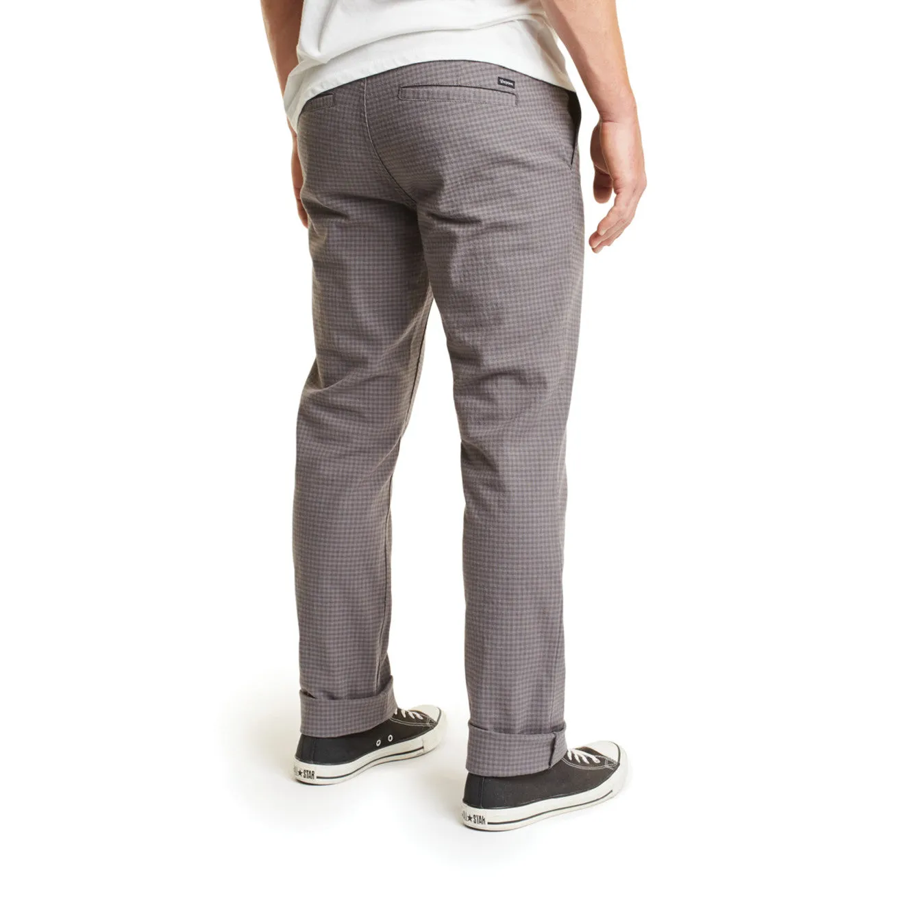 Reserve Chino Pant - Grey Gingham sold by Brixton product image thumbnail 2