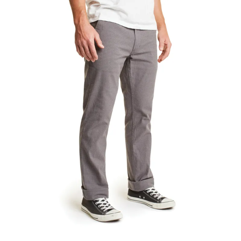 Reserve Chino Pant - Grey Gingham sold by Brixton