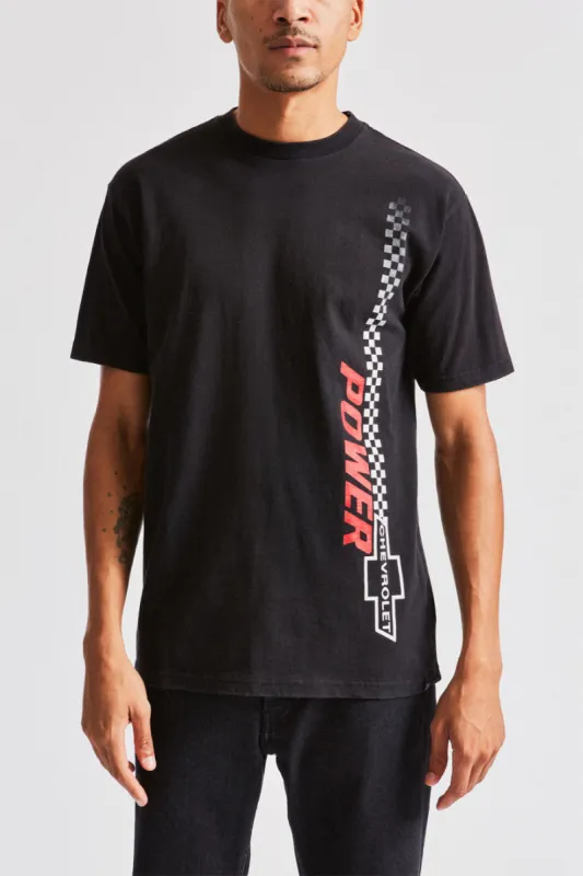 Brickyard S/S Standard Tee - Bel Air Black sold by Brixton