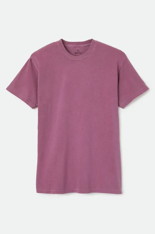 Basic S/S Reserve Tee - Violet sold by Brixton