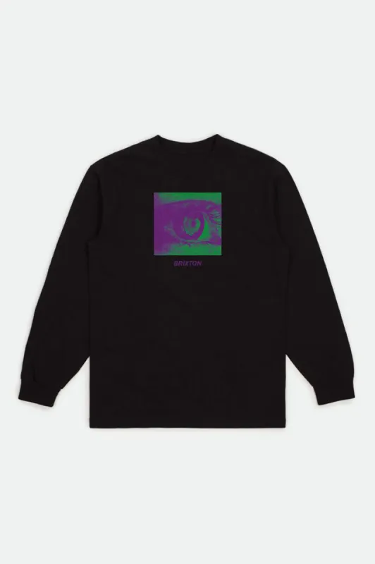 Orbit L/S Standard Tee - Black sold by Brixton