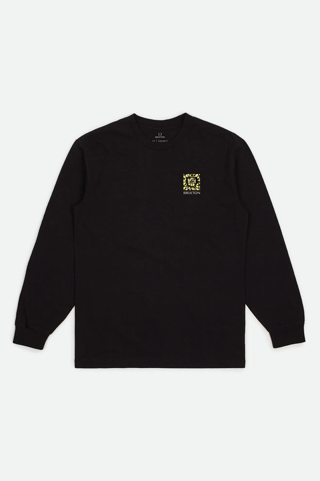 Beta Psyc L/S Standard Tee - Black sold by Brixton