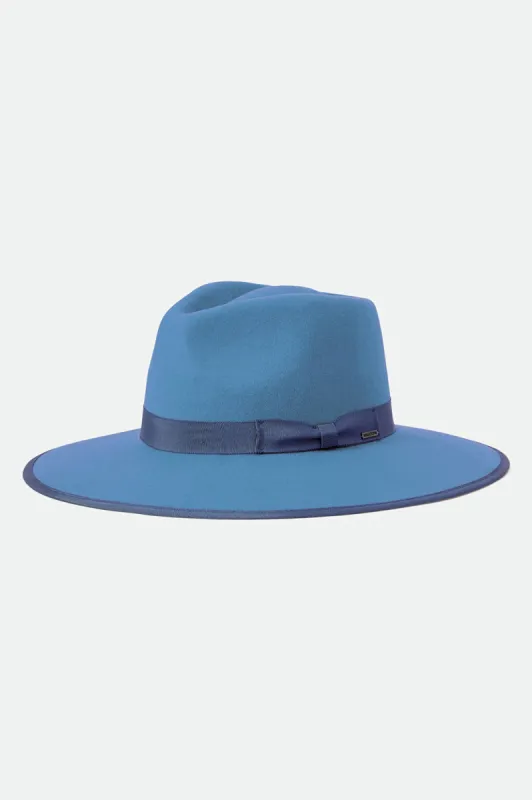 Jo Rancher Hat - Slate Blue sold by Brixton