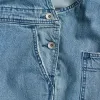 Christina Crop Overall - Faded Indigo sold by Brixton