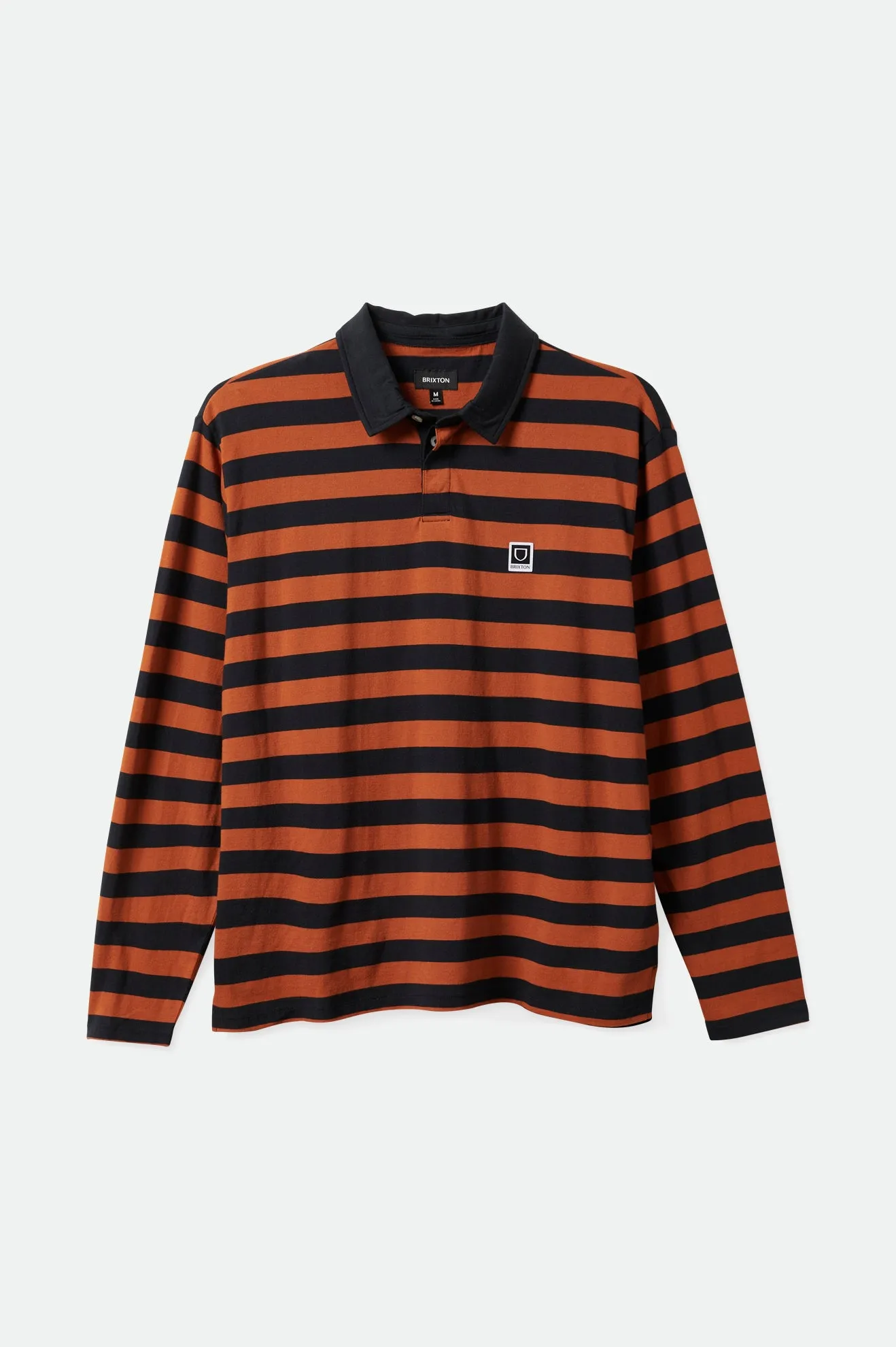 Beta Rugby L/S Knit Top - Black/Caramel sold by Brixton product image thumbnail 5