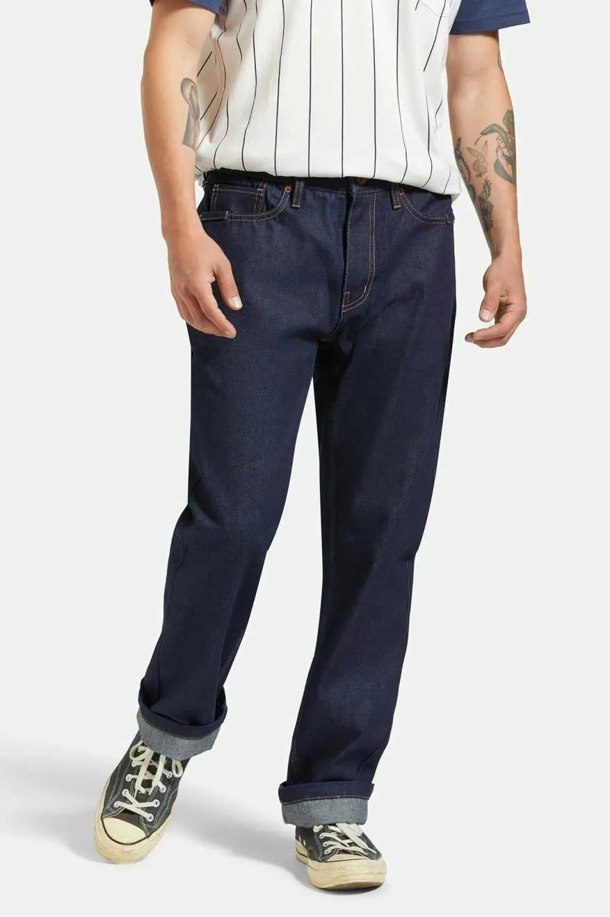 Builders 5-Pocket Stretch Pant - Rinse Denim sold by Brixton product image thumbnail 4