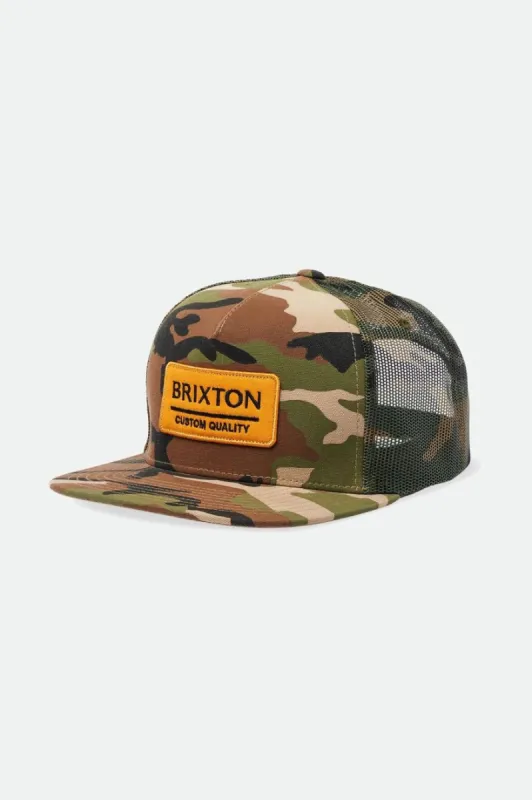 Palmer Proper MP Trucker Hat - Camo Surplus/Camo Surplus sold by Brixton