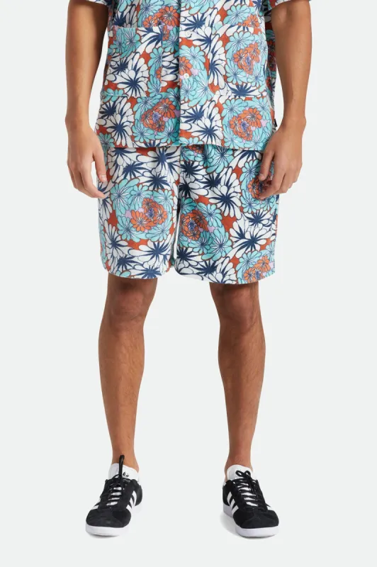 Pacific Reserve Terry Cloth Short - Kaleidoscope Eye sold by Brixton