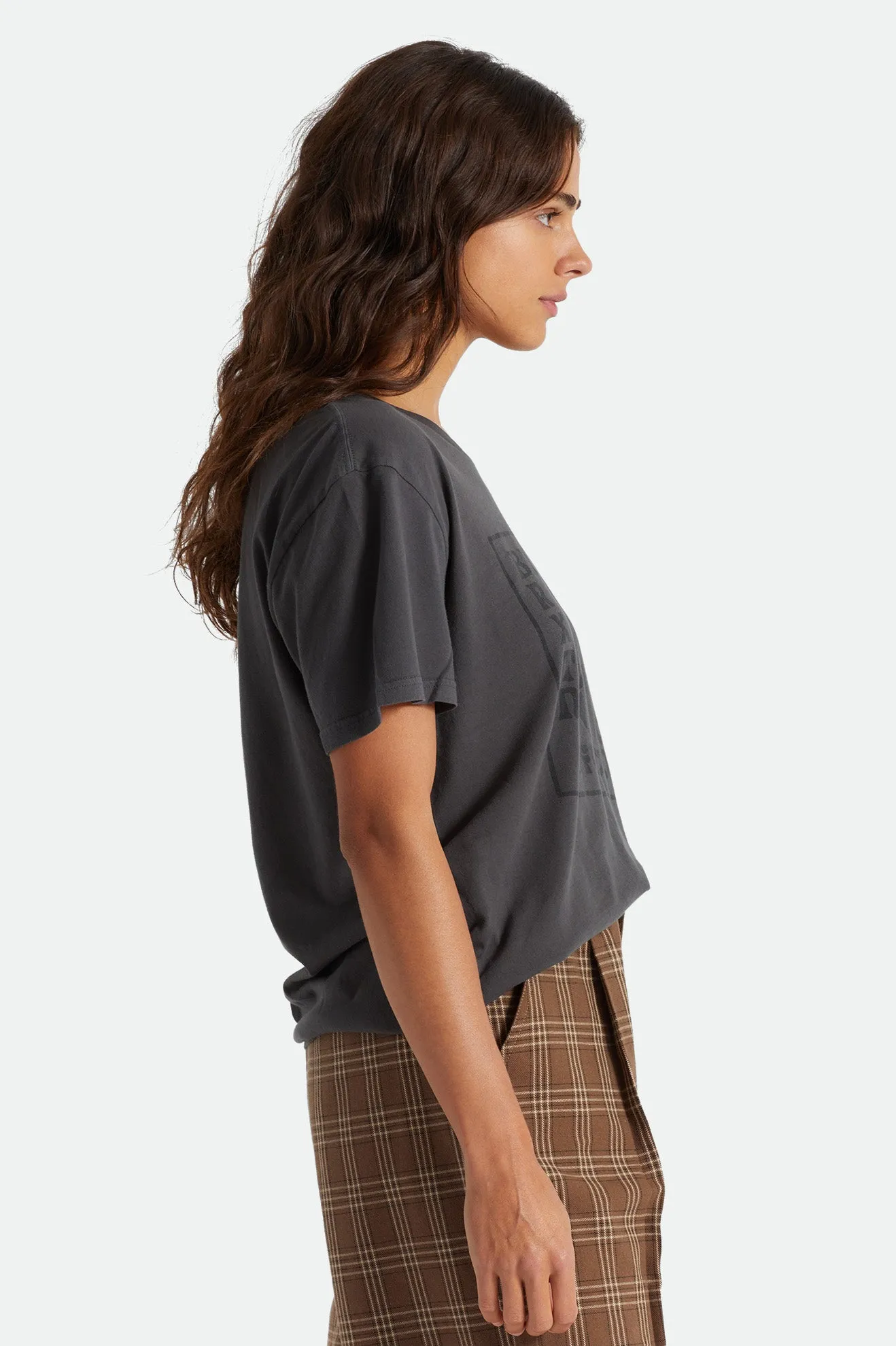 Rose Vintage Tee - Washed Black sold by Brixton product image thumbnail 3