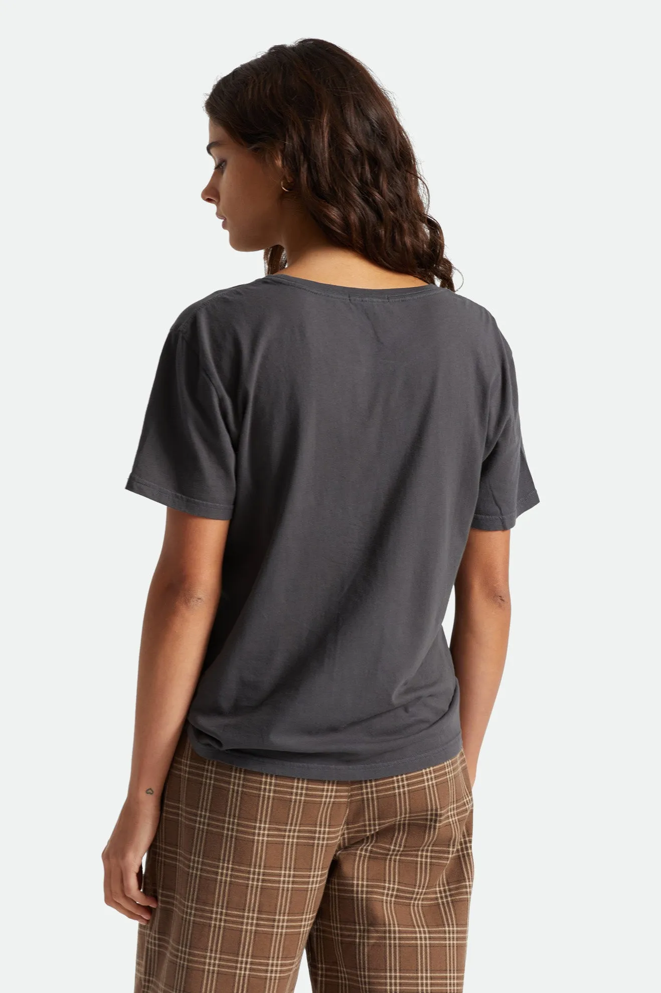 Rose Vintage Tee - Washed Black sold by Brixton product image thumbnail 4