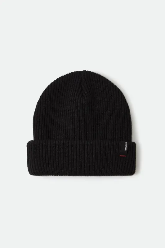 Heist Chunky Beanie - Black sold by Brixton