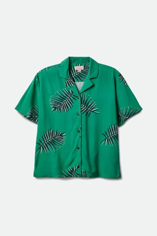 Bunker Paradise S/S Woven Shirt - Leprechaun sold by Brixton
