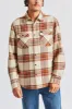 Bowery L/S Flannel - Dove sold by Brixton