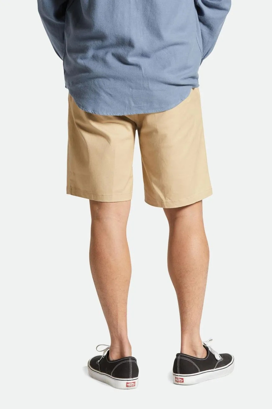 Choice Chino Short 9" - Sand sold by Brixton product image thumbnail 3