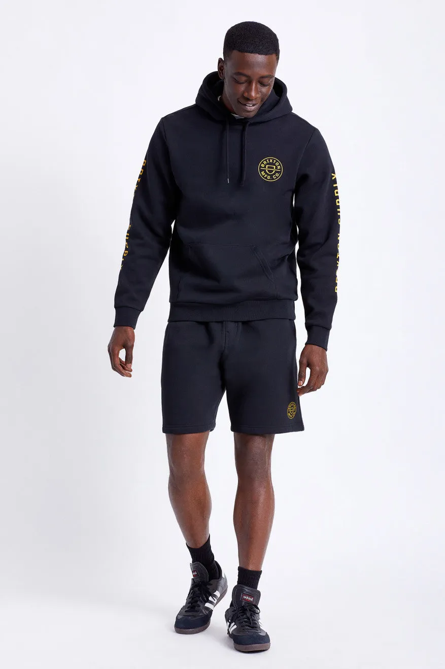 Crest Fleece Short - Black sold by Brixton product image thumbnail 2