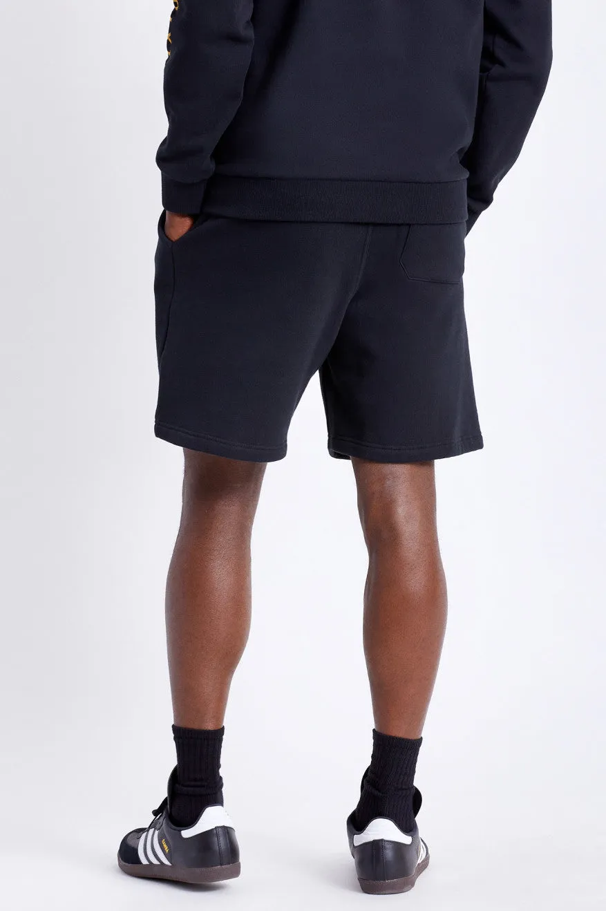 Crest Fleece Short - Black sold by Brixton product image thumbnail 4
