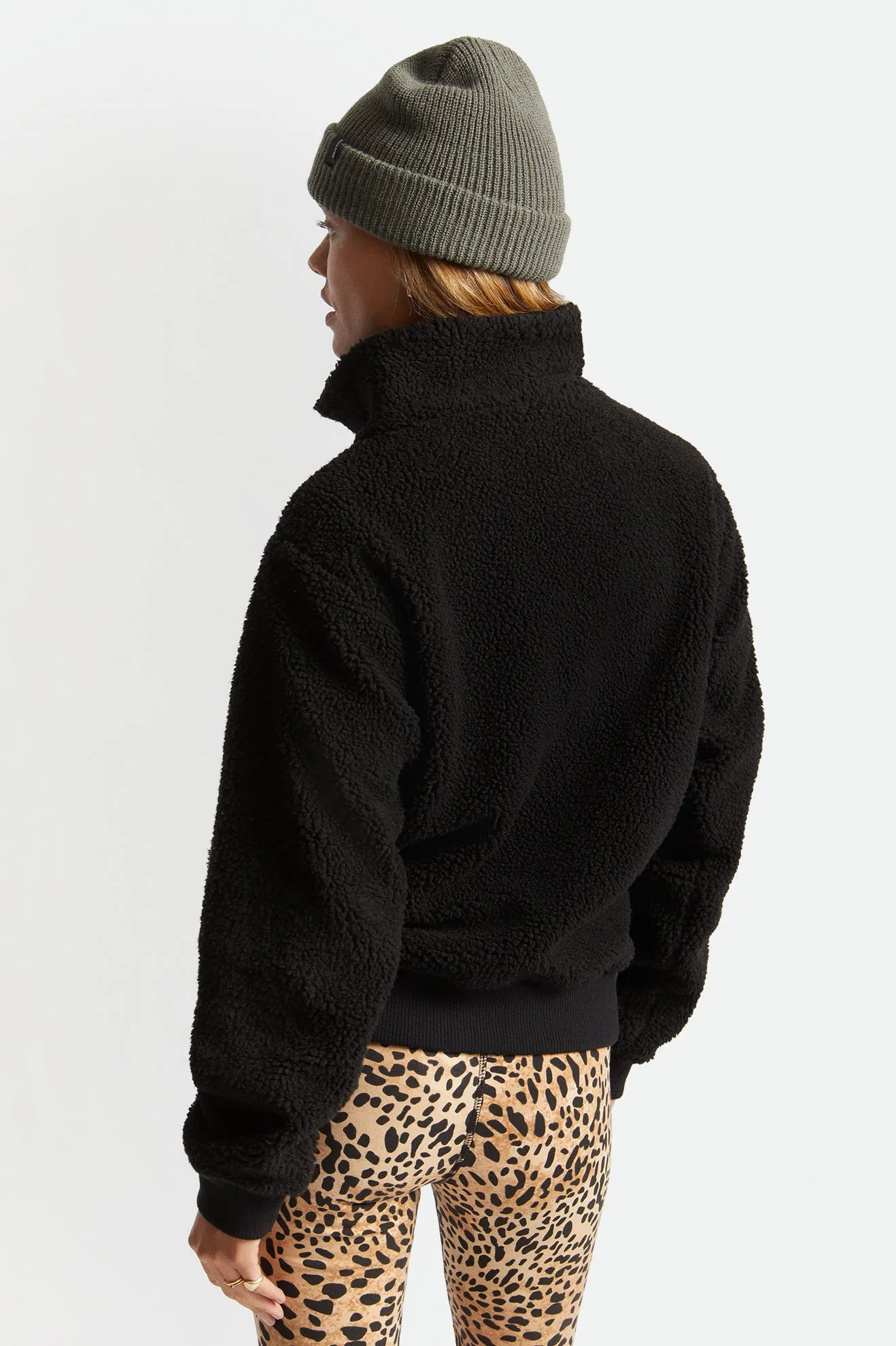 Utopia Sherpa Bomber Jacket - Black sold by Brixton product image thumbnail 4