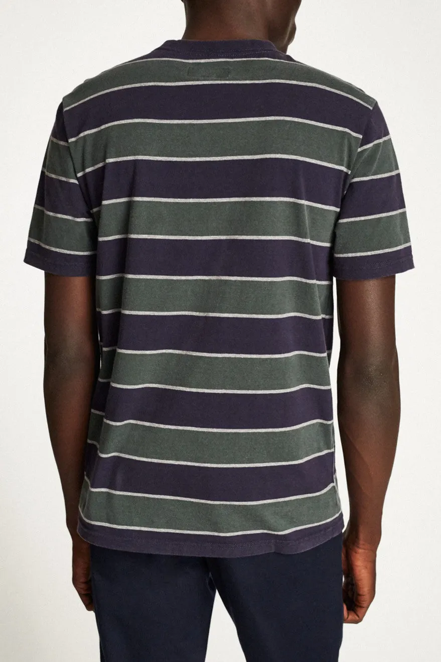 Hilt Washed S/S Pocket Tee - Pine/Navy sold by Brixton product image thumbnail 3