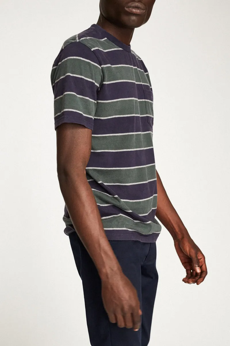Hilt Washed S/S Pocket Tee - Pine/Navy sold by Brixton product image thumbnail 4