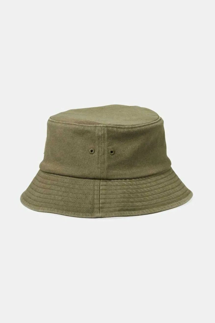 Woodburn Packable Bucket Hat - Vetiver Sol Wash sold by Brixton product image thumbnail 3