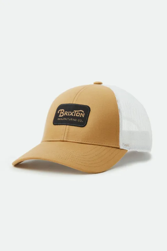 Grade LP Mesh Cap - Brass sold by Brixton