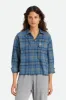 Bowery Women's Lightweight L/S Flannel - Joe Blue sold by Brixton